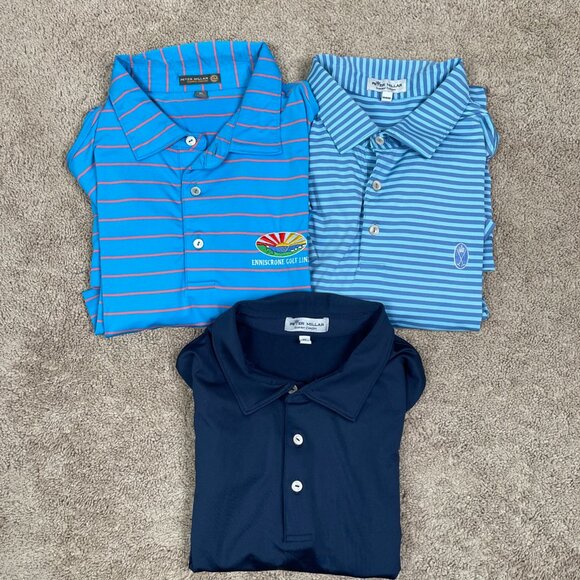 Peter Millar Other - Peter Millar Shirts Mens XL Summer Comfort Stretch Polo Golf Business Lot of 3